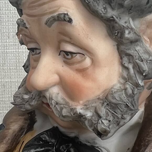 Vintage 60s Pucci Bisque Porcelain Figurine The Tycoon Japanese Capodimonte 3464 - Picture 8 of 15